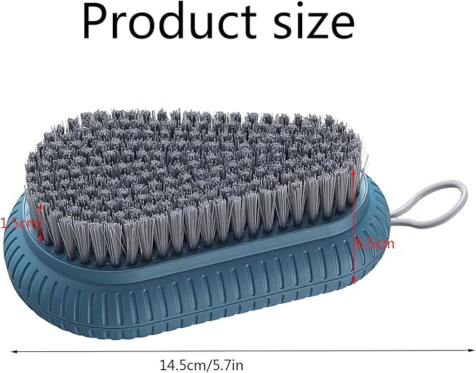 3pcs Carpet Cleaning Brush,Laundry Brush for Stains on Clothes, Scrub Brushes for Cleaning,Laundry Scrub Brushes for Clean Carpet,Clothes,Shoes,Tile etc (3, Orange+Blue+Grey)