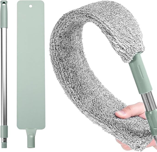 Retractable Gap Dust Cleaner – Extendable Microfiber Duster with Bendable & Removable Head, Washable Dusting Brush for Home, Kitchen, Car & Hard-to-Reach Areas (2)