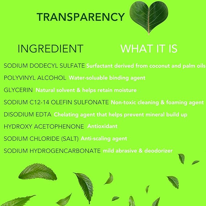 Toilet Bowl Cleaner Strips 60 Count, Unscented Eco-friendly, Non-toxic, Septic Safe, Removes Odors & Stains, Plastic-free, Natural Toilet Bowl Cleaner for Quick and Easy Cleaning