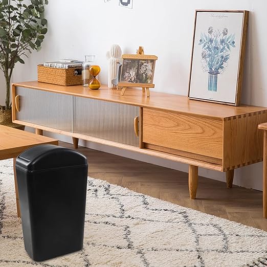 3.5 Gallon Plastic Swing Top Trash Can