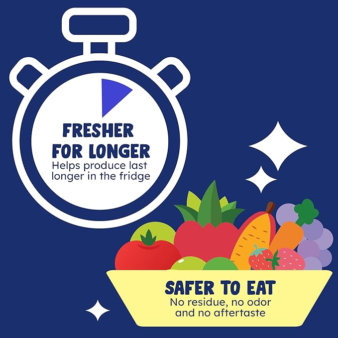 Originally Yellow USA Made All-Purpose Fruit And Vegetable Wash | Food-Grade Fruit and Veggie Wash With No Aftertaste | Powerful Cleaning & Safe Ingredients | Plant-Derived Produce Cleaner | 2 lb