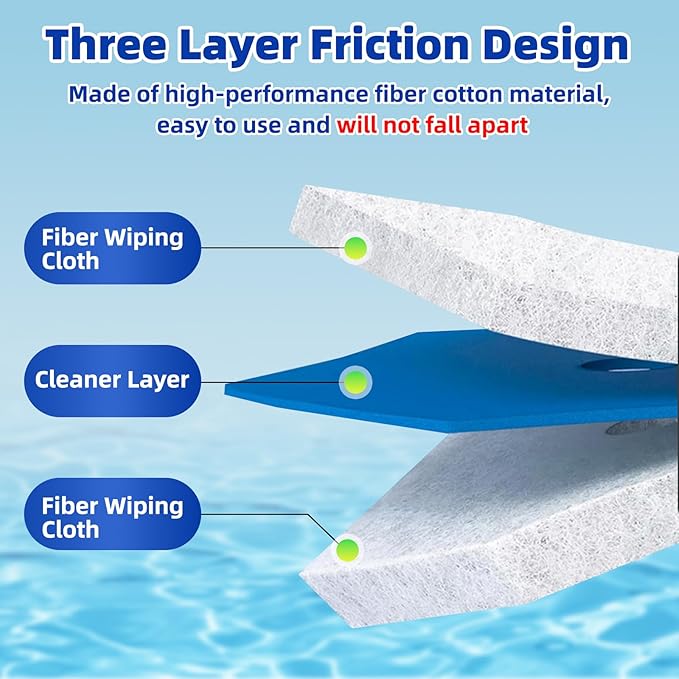 KOKL 60pcs Disposable Toilet Brush, Disposable Toilet Bowl Cleaners for Bathroom Cleaning, Compatible with Most Toilet Brushes