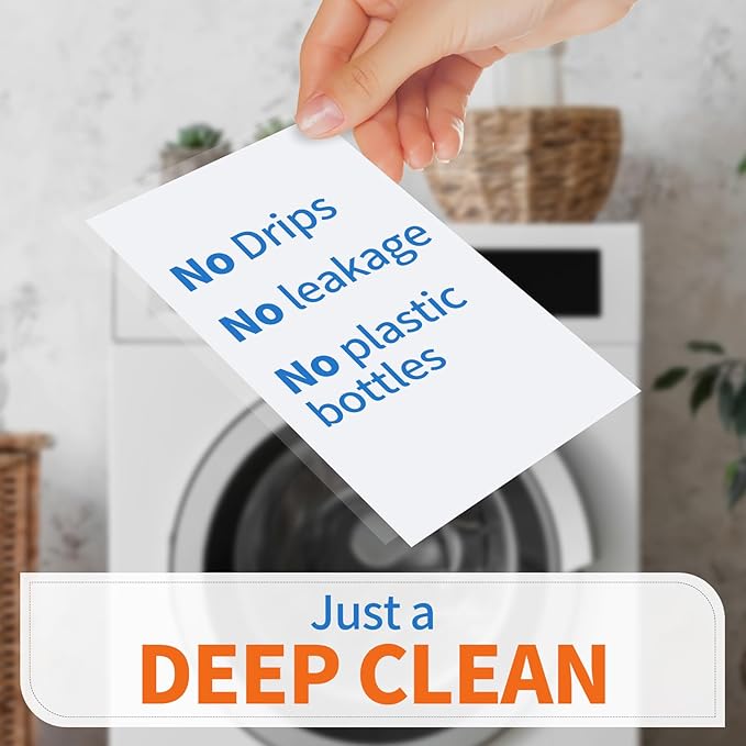 Travel Eco-Friendly Laundry Detergent Sheets 60 Loads | Plastic-Free, Fresh Scent, Liquidless Strips |Sensitive Skin Safe | Hypoallergenic