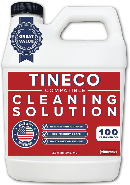 Floor Cleaner Compatible with Tineco - 100 CLEANINGS - 32oz Floor Cleaning Solution for Tineco - Universal Wood Floor Cleaner - Safe, All-Natural - For iFloor3, S7 Pro, S3, S5, S6 (No Steam Models)