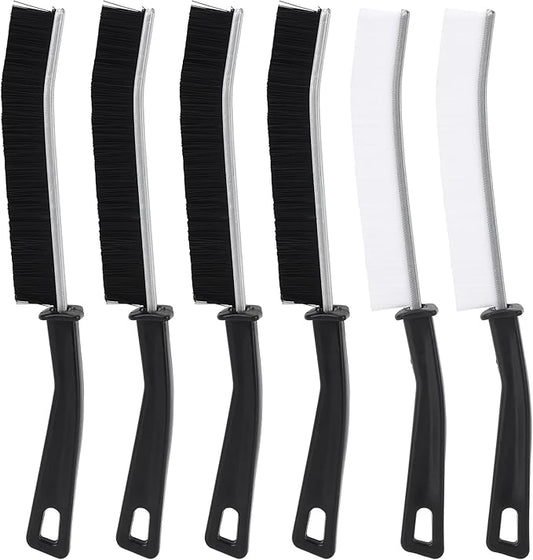 6Pcs Hard Bristle Crevice Cleaning Brush, Grout Cleaner Brush, Multifunctional Gap Cleaning Tool for Household Use, Bathroom, Kitchen, Window,Toilet