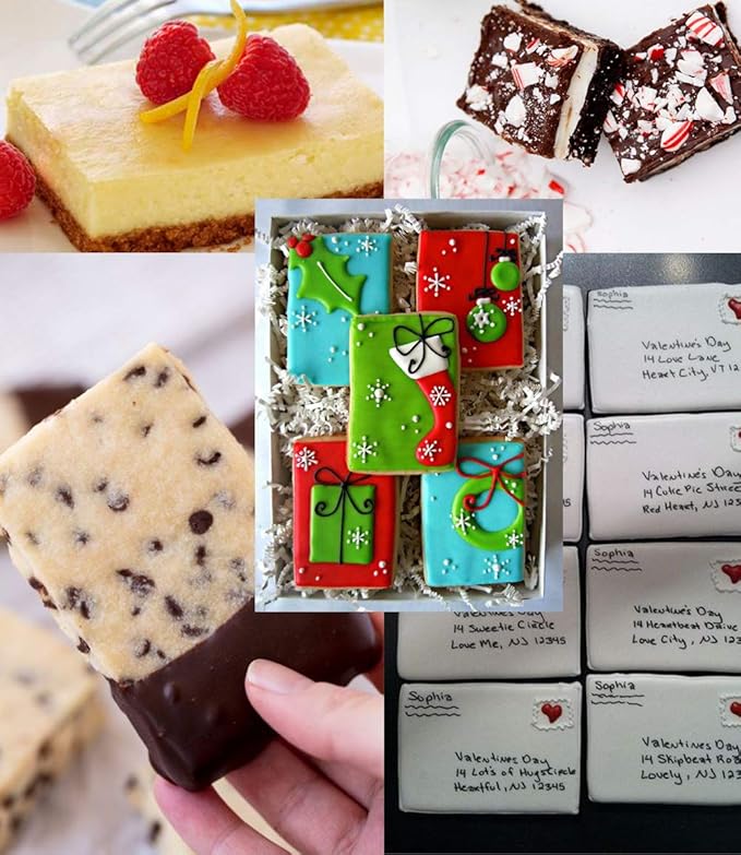 Rectangle Soap Mold 2Pack, Large Size Soap Mold 5oz, Sturdy and Durable Rectangle Silicone Mold for Soap Making