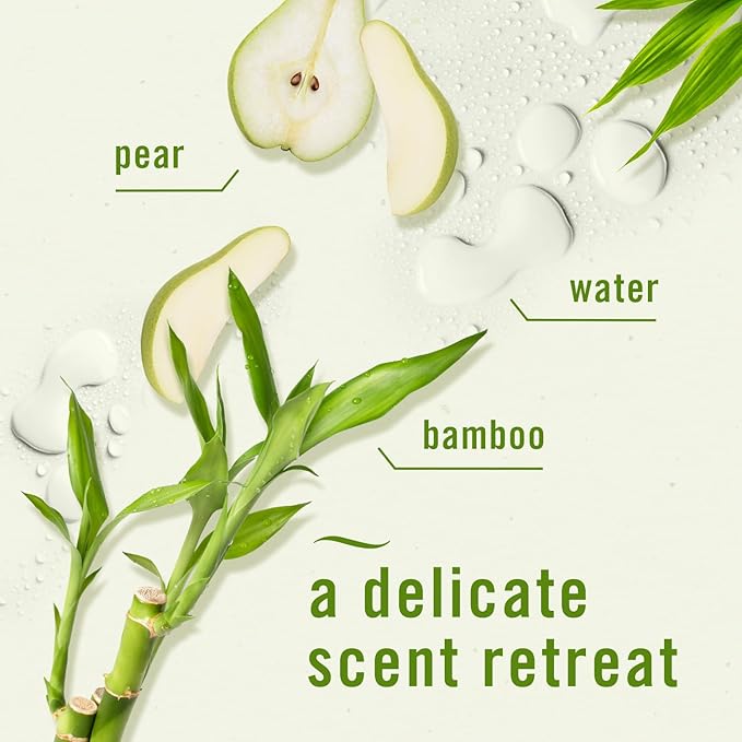 Febreze Plug In Air Freshener, Odor-Fighting Scented Oil Starter Kit, Air Fresheners for Home and Bathroom and Kitchen, Long Lasting for Strong Odors, Bamboo Scent, Warmer + 4 Refill