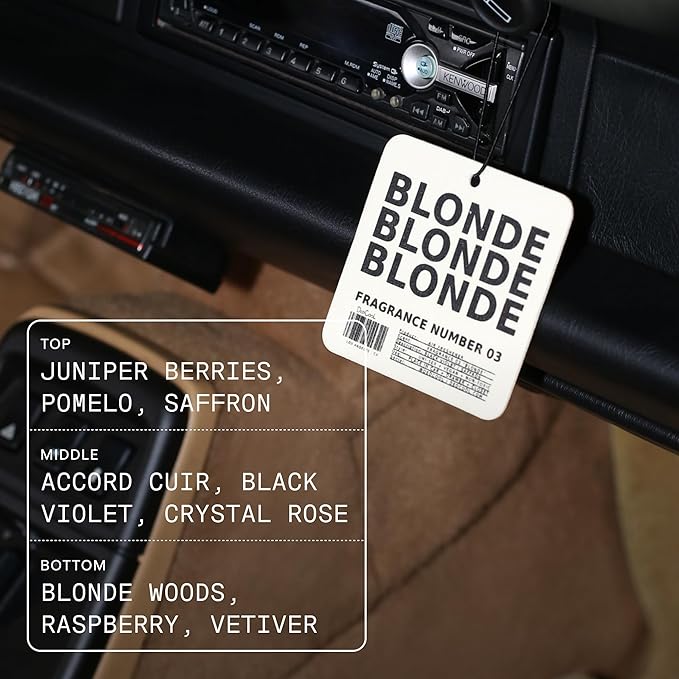 DedCool Air Freshener | Fragrance 03 | For Cars, Closets & Drawers | Hanging Odor Eliminator | Juniper Berries, Pomelo, Saffron | Long-Lasting Scent with Essential Oils | Non-Toxic Fragrance For All