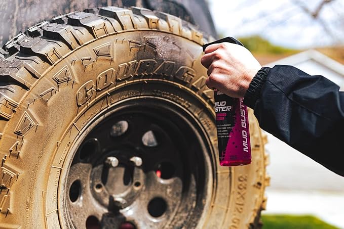 P & S PROFESSIONAL DETAIL PRODUCTS P&S Off Road Mud Buster Foaming Cleaner – Heavy-Duty Degreaser for Undercarriages, Frames & Wheels – Tough on Mud & Grime, Corrosion Protection - 1 Gallon