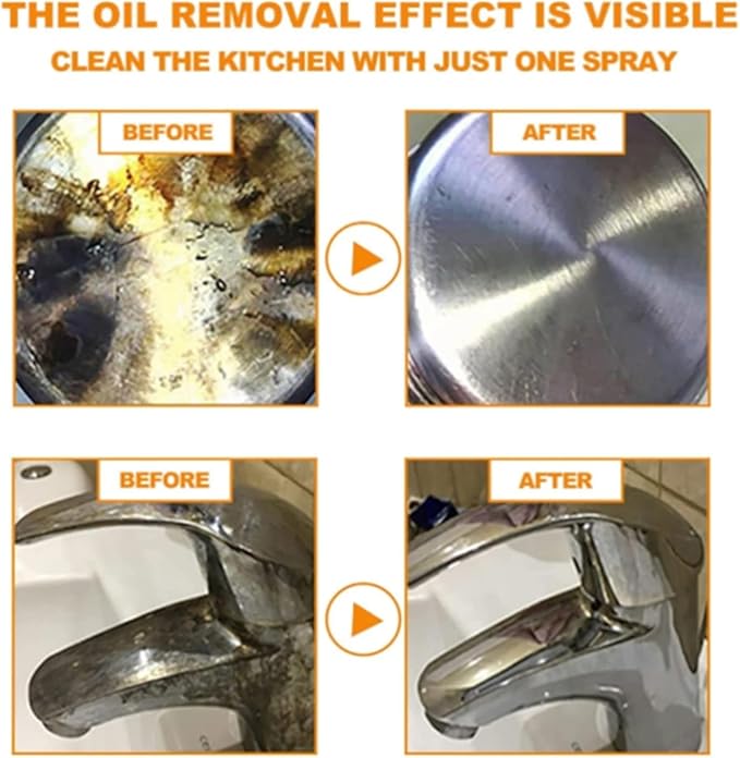 2025 NEW Bgnie Kitchen Cleaner - Sciasi Kitchen Foam Cleaner, Powerful Kitchen Foam Cleaner, Multi-Function Kitchen Foam Cleaner, Oil Cleaning Agent (2pcs)