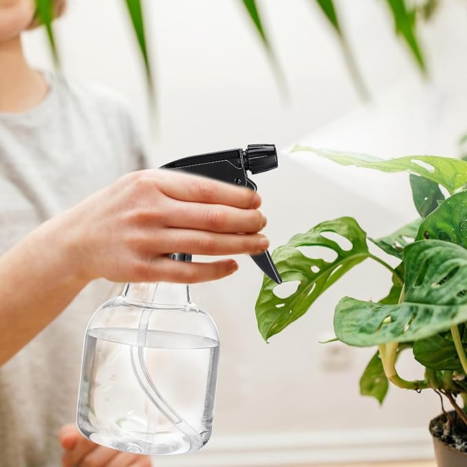 20 Pcs Empty Plastic Spray Bottle, 8 OZ Spray Bottles with Adjustable Head Sprayer from Fine to Stream - Refillable Sprayer for Water, Kitchen, Bath, Beauty, Hair and Cleaning