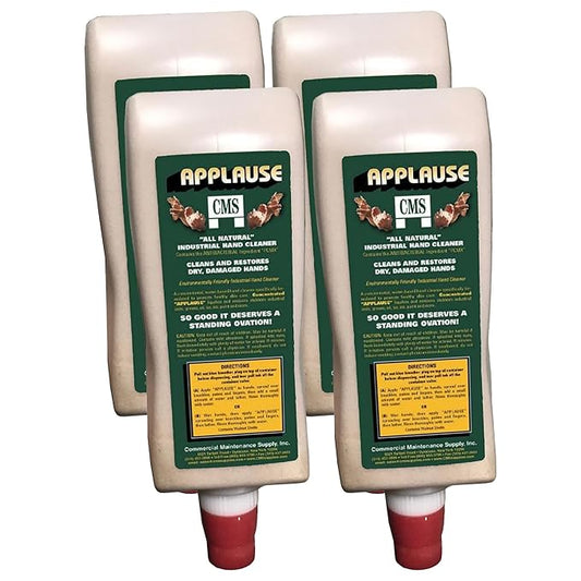 Sanico CMS APPLAUSE Industrial Hand Cleaner with Natural Scrubbers 120 fl. oz., Case of 4