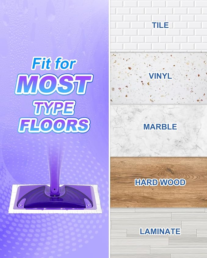 Replacement Mop Pads Refills 20 Pack for Swiffer Wet Jet Spray Mops for Floor Cleaning Disposable Mopping Pad