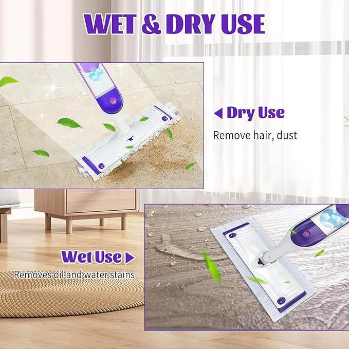 20 Pack Disposable Mop Pads Compatible with Swiffer Power Mop Pads Replacement for Swiffer Power Mop Refills, Multi-Surface Mopping Pad Refills, Wet Pads Refill for Floor Cleaning