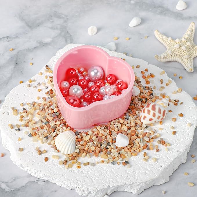 Gartful 3 Pieces Dish Resin Molds, Silicone Jewelry Tray Molds, Storage Container Epoxy Resin Casting Molds for Jewelry Ring Holders, Soap Dish, Candle Holder, 3 Styles(Round & Heart & Octagon)