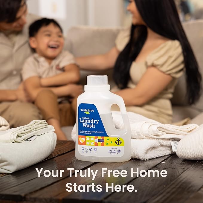 TRULY FREE - Laundry Detergent for Sensitive Skin + Signature Scent Fabric Softener
