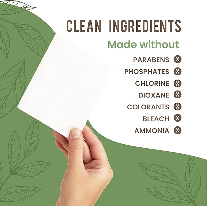 COCO+ Laundry Detergent Sheets - Nano-Concentrated with Enzymes, Hypoallergenic & Plant-Based - Deep Clean, Safe for Sensitive Skin - (120 Loads 60 Sheets) - Fragrance Free