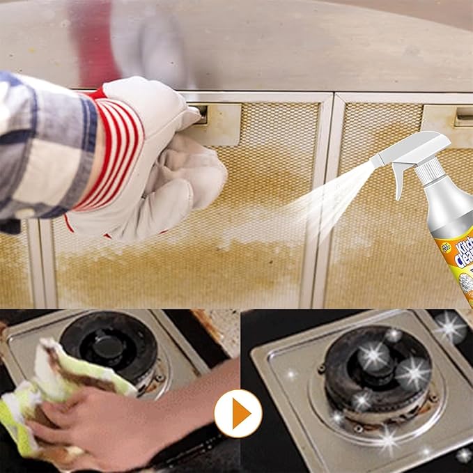 2025 NEW Bgnie Kitchen Cleaner - Sciasi Kitchen Foam Cleaner, Powerful Kitchen Foam Cleaner, Multi-Function Kitchen Foam Cleaner, Oil Cleaning Agent (2pcs)