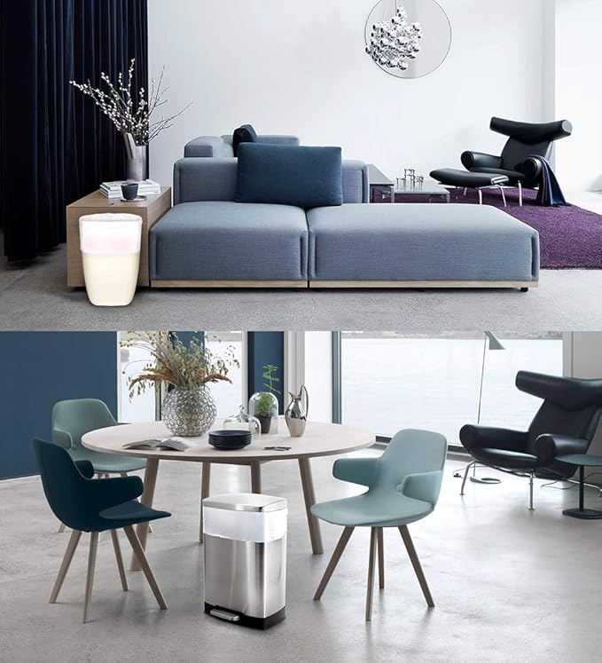 FORID Clear Small Trash Bags - 4 Gallon Garbage Bags Wastebasket Bin Liners 220 Count Plastic Trash Bags for Bathroom Bedroom Office Trash Can