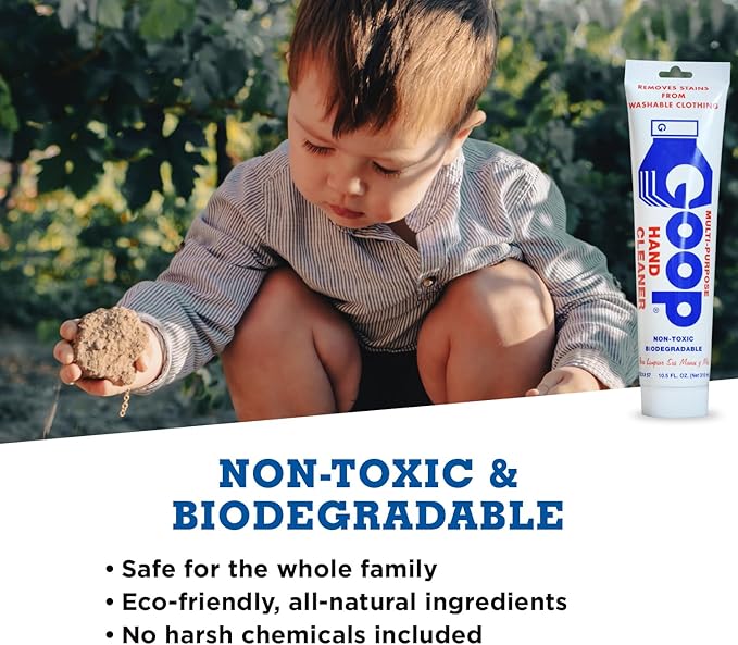 GOOP Original Multi-Purpose Waterless Hand Cleaner & Stain Remover - 10.5 oz Tube