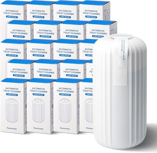 Fresh & Fresh Automatic Toilet Bowl Cleaners - 20 Bottles(UPTO 2500 FLUSHES/Bottle), Commercial and Residential Toilet Cleaner 3-4 MONTH Lasting Toilet Bowl Cleaner Bottle