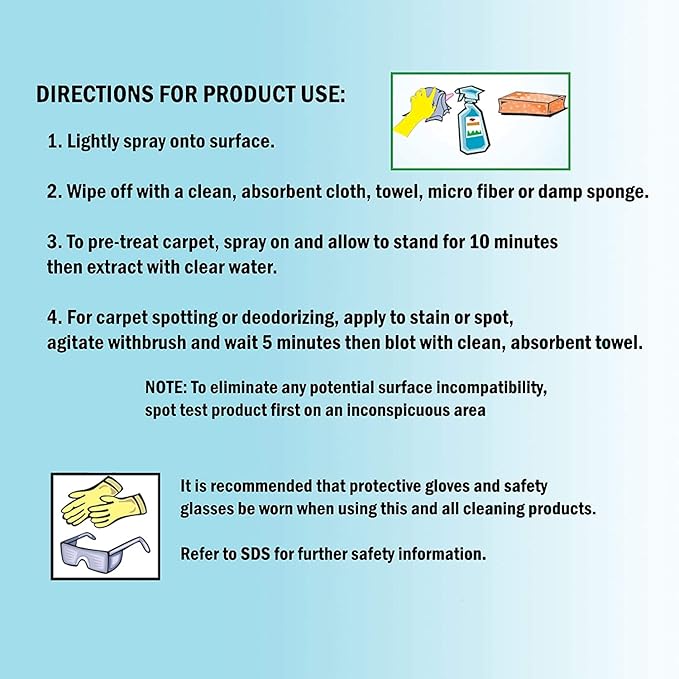 GreenFist Hydrogen Peroxide All Purpose (Glass, Carpet,Stain Remover) Cleaner (1 Quart, 32 oz - 2 PACK)