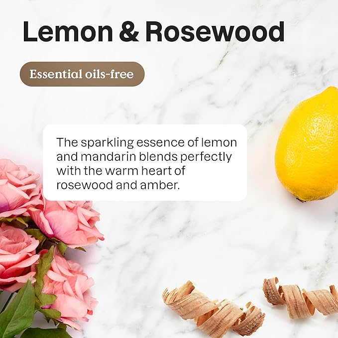 ATTITUDE Laundry Detergent Liquid, Natural Origin Ingredients, EWG Verified, High Efficiency (HE), For White and Colored Clothing, Lemon and Rosewood, 38 Loads, 32 Fl Oz