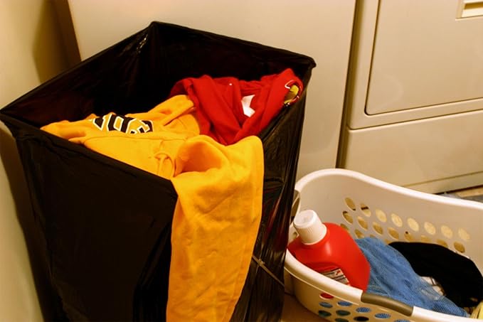 Midwest Gloves & Gear Bag Caddy - Portable Bag Stand for 33 to 39 Gallon Trash Bags, Style 52H8, 2018 Version, 2 Pack, Metal