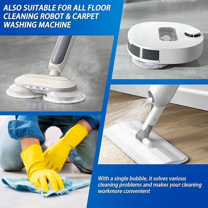 ALLMIX Hard Floor Cleaner, Floor Cleaning Tablets for Mopping, Eco-Friendly Gentle & Deep Cleaning Solution for All Hard Floors, Perfect for Mop Buckets - Lemon Scent (15Pcs - Individually Packaged)