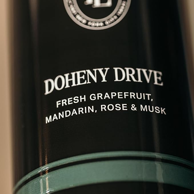 Preston Lane Signature Set, Includes All Purpose Cleaner, Dish Soap, Hand Wash, Hand Cream, & Scented Candle, Doheny Drive