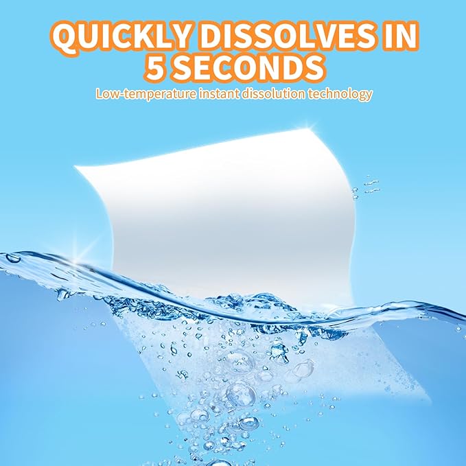 BellaLuce Laundry Detergent Sheets - Laundry Sheets, 240 Loads, Eco-Friendly, Plastic-Free, Fresh Linen Scent, Space Saving, Fast Dissolve & Hypoallergenic, Laundry Detergent for Home,Dorms,Essentials