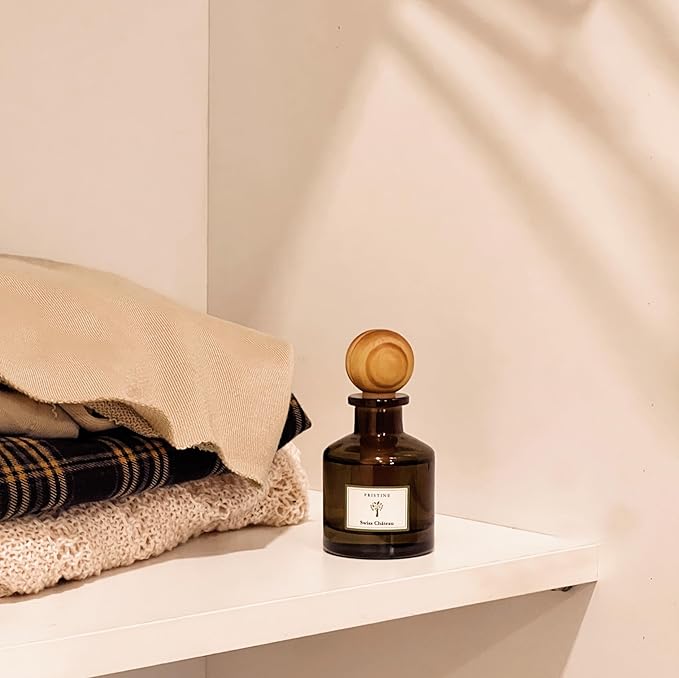 PRISTINE Japanese Ryokan/Inspired by Shang Hotel Ball Diffuser for Wardrobe | Fresh Lavender, Moroccan Amber Mini Diffuser Decor | Air Freshener for Closets