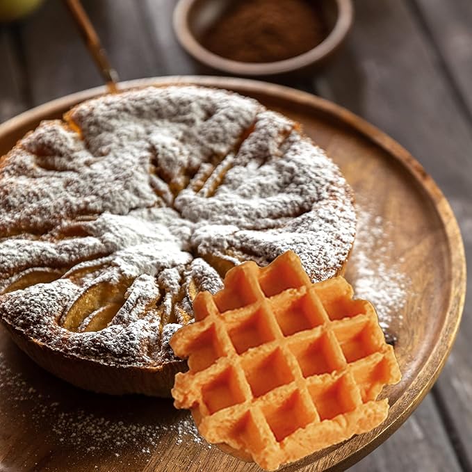 Wehous 2PCS Waffle Silicone Candle Molds, Waffles Bread Shape Candle Soap Mold, Silicone Fondant Chocolate Candy Dessert Cake Decor Mould, Mold for DIY Casting Clay Art Crafts Ornament