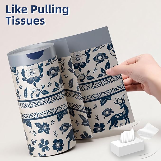 13 Gallon Trash Bags Drawstring, 60 Counts Tall Kitchen Trash Bags, Sturdy Large Trash Bags, Colored Garbage Bags 13 Gallon Tall Kitchen, Tear Resistant Kitchen Garbage Bags for Kitchen, Bathroom