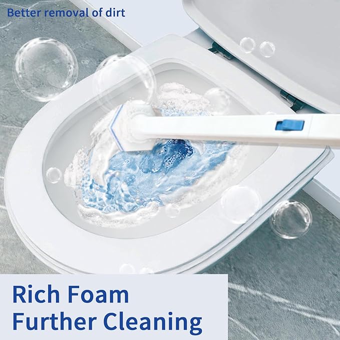 Aimery 40 Count Blue Disposable Toilet Bowl Wand Refills – Easy Clean & Fresh Bathroom