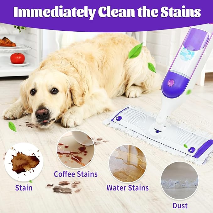 20 Pack Disposable Mop Pads Compatible with Swiffer Power Mop Pads Replacement for Swiffer Power Mop Refills, Multi-Surface Mopping Pad Refills, Wet Pads Refill for Floor Cleaning