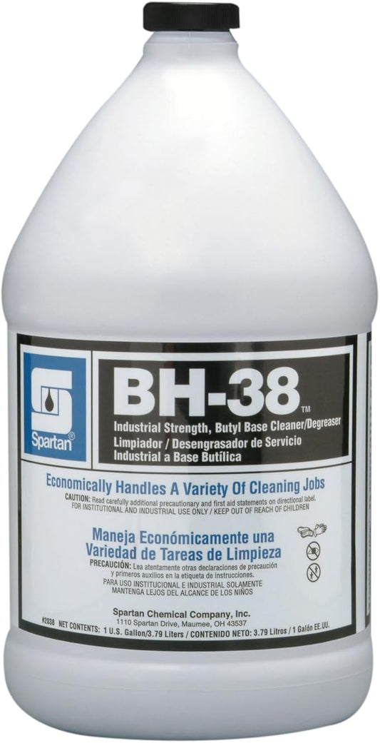 Spartan BH-38 Industrial Cleaner Degreaser Gallon Case of 4