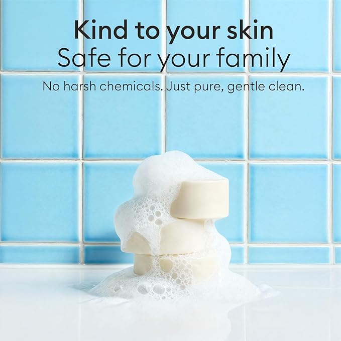 Vove Dish Soap Bar, Coastal Citrus Mint, Mandarin, Spearmint, Cypress & Bergamot Oils, Coconut Cleanser, Plant-Based Solid Dish Soap, Plastic-Free Kitchen Cleaner, FSC-Certified Packaging, 1 Bar