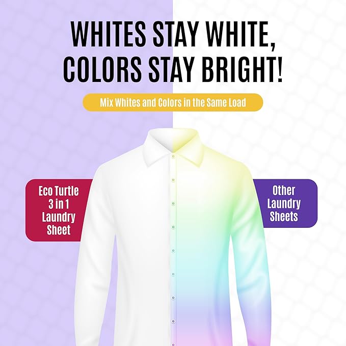 Color Catcher Fabric Softener Laundry Detergent Sheets 20 Loads Fresh Scent, Plant based, No Plastic Jugs Travel Friendly, Ultra Concentrated Mix Colored with Whites Detergent Softener & Color Catcher