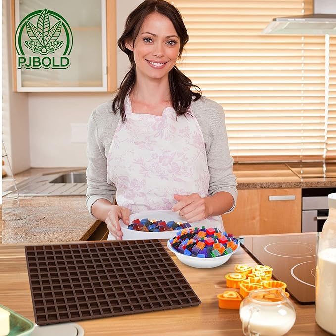 Square Silicone Candy Mold - Half Sheet