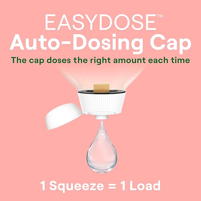 Seventh Generation EasyDose Laundry Detergent, Ultra Concentrated: 66 Loads, Rose Scent, 23.1 Fl Oz