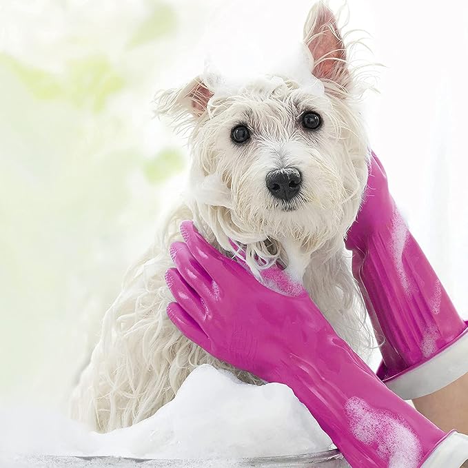 PLAYTEX HandSaver Rubber Gloves, Premium Protection for Kitchen and Household Cleaning (Medium, 6 Pack)