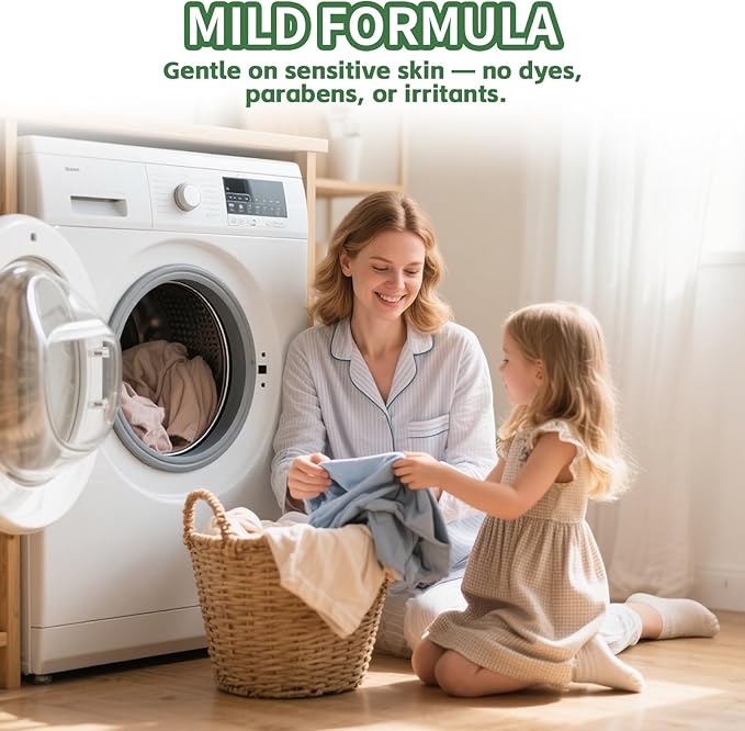 Laundry Detergent Sheets - 240 Loads Unscented Gentle on Sensitive Skin, Laundry Sheets for Dorm,College,Home, Hotel,Apartment,Camping,Cruise,Road Trip,Small space, Family School Travel Essentials