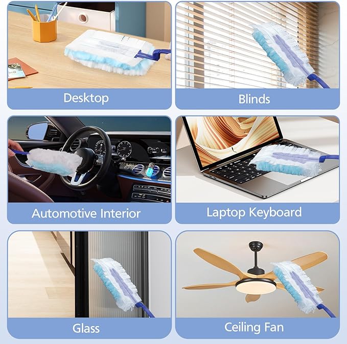 Duster Refills for Swiffer Dusters, 35 Count Disposable Duster Refill Heavy Duty Dusters Refills Replacement Head