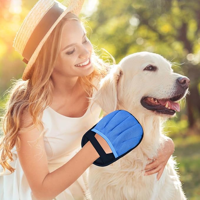 2pcs Anti-Static Pet Hair Remover Gloves – 2025 Upgraded, Washable & Reusable for Furniture, Clothes, Sofa, Carpet, Car Seats