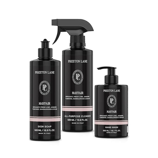 Preston Lane Kitchen Set, Hand Wash, Dish Soap & All Purpose Cleaner, Cleaning Essentials Bundle