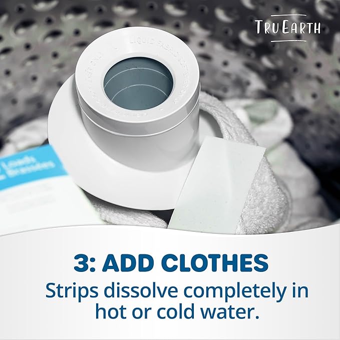 Tru Earth Platinum - Heavy Duty Laundry Detergent Sheets - Up to 768 Loads (384 Count), Fragrance Free - Ultra-Concentrated - Eco-Friendly Laundry Sheets