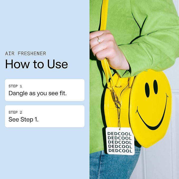 DedCool Air Freshener | 01 Taunt | For Cars, Closets & Drawers | Hanging Odor Eliminator | Long-Lasting Scent Infused with Essential Oils | Vegan, Non-Toxic, Cruelty-Free Fragrance For All