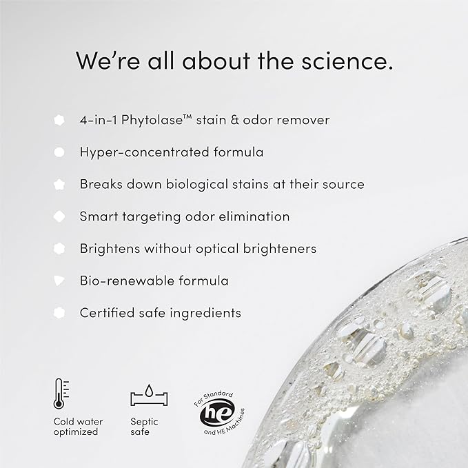 Dirty Labs | Hand Wash and Delicates | Scent Free | 32 Loads (8.6 fl oz) | Bio Enzyme Liquid Laundry Detergent | For Fine Silks, Wools, Handwash Garments | Hyper-Concentrated | Non Toxic, Biodegradable | Stain & Odor Removal