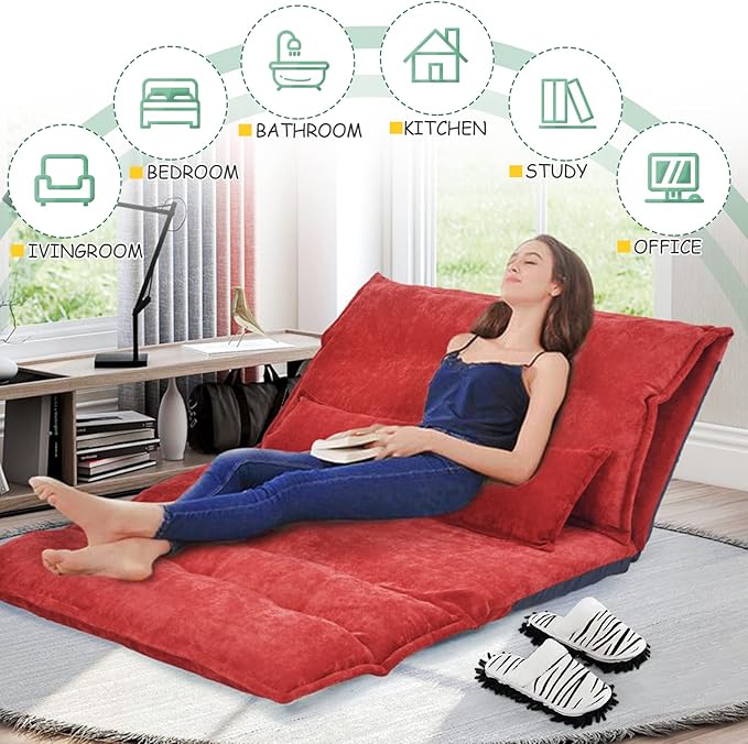 Microfiber Floor Mop Slippers House Dust Cleaning Tool Detachable Washable Shoes for Kitchen House Cleaning (Women 7-10/Men 5-8, Zebra pattern)